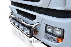 Barbecue pour Renault Magnum Barre lumineuse avant en acier inoxydable chromé pour camion
