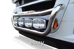 Barbecue pour Renault Magnum Barre lumineuse avant en acier inoxydable chromé pour camion