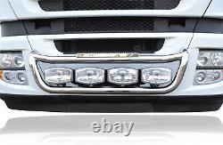 Barbecue pour Renault Magnum Barre lumineuse avant en acier inoxydable chromé pour camion