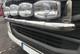 Barre De Grille En Acier Inoxydable Chrome E + Spot Rond à Adapter Sur Scania New Gen Iveco S-way Tube