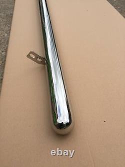 Barre de marche latérale en acier inoxydable poli pour VW Transporter T5 LWB 03+