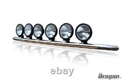 Barre de projecteurs de toit pour Renault C Range CHROME Acier inoxydable Camion de camion avant