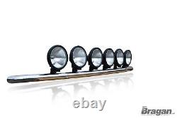 Barre de projecteurs de toit pour Renault C Range CHROME Acier inoxydable Camion de camion avant