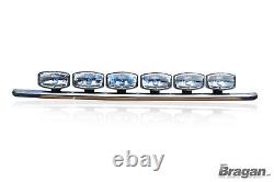 Barre de projecteurs de toit pour Renault C Range CHROME Acier inoxydable Camion de camion avant