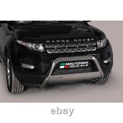 Barre de protection avant pour Range Rover Evoque 2011-2015 Pure & Prestige Chrome 63mm