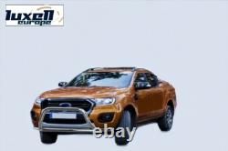 Barre de protection chromée Bull Bar Nudge Bar compatible avec Ranger 2012+