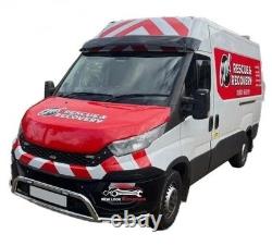 Barre de protection en chrome pour Iveco Daily 2014+ avec LED blanche