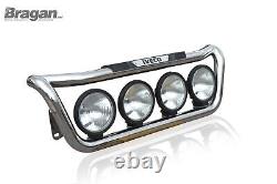 Barre lumineuse de grille D + spots chromés 13 26GVW pour s'adapter à l'Iveco Eurocargo 04-15 en acier