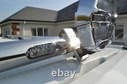 Barre lumineuse de phare de toit arrière + spot + LEDs pour Ford Transit MK7 07 14 Barre chromée