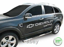 Barres Latérales Chrome Acier Inoxydable Marches Latérales Pour Chevrolet Captiva 2006-2016