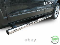 Barres Latérales Chrome Étapes Latérales En Acier Inoxydable Pour Vauxhall Antara 2006-2015