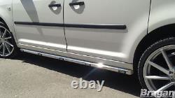 Barres Latérales + Led Ambre Pour S'adapter Volkswagen Caddy 2004 2010 Accessoires Inoxydables
