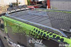 Barres de toit en acier inoxydable + barres transversales pour Ford Transit Tourneo Custom SWB 13 18