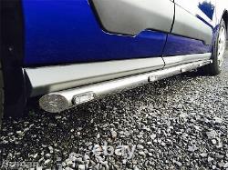 Barres latérales + LED ambre pour Renault Kangoo 199-2007 Accessoire en acier inoxydable