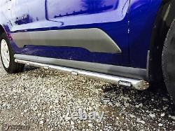 Barres latérales + LED ambre pour Renault Kangoo 199-2007 Accessoire en acier inoxydable