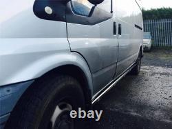 Barres latérales en acier inoxydable chrome + LED ambre pour Mercedes Sprinter MWB 2018+