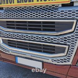 Bas de cadre de grille en chrome en acier inoxydable pour Volvo FH4 2013-2020