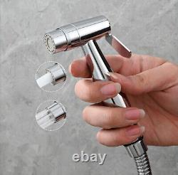 Bidet portable en acier inoxydable à double usage avec support de mélangeur pour toilettes