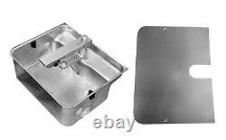 Boîte en acier inoxydable pour portail souterrain par Dieffematic Chrome