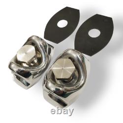 Bras et miroirs de rétroviseur commerciaux VW Baywindow M194 (paire) CHROME AAC396/347