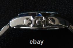 Casio Edifice Efa120d Chronographe Montre Poli Cadran Chrome Et Acier Inoxydable