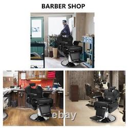 Chaise de barbier inclinable Salon de beauté Tatouage Rasage Chaise hydraulique de service lourd Royaume-Uni