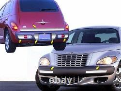 Convient À Chrysler Pt Cruiser 2001-2004 Paquet De Pare-chocs Chromé Poli Inoxydable