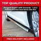Convient Peugeot Expert 2016 L2 Mwb L3 Lwb Poli Chrome Acier Inoxydable Barre Latérale