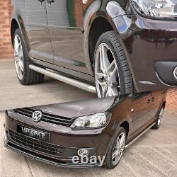 Convient Vw Caddy Maxi Lwb 2004-2015 Chrome Poli Sportline Style Barres Latérales