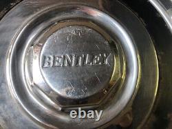 Coupelle de roue en chrome inoxydable 17 classique Bentley et anneau peint