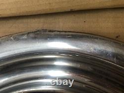 Coupelle de roue en chrome inoxydable 17 classique Bentley et anneau peint