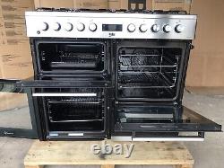 Cuisinière Beko KFVF100cm en acier inoxydable à double combustible