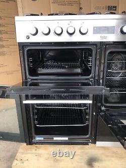 Cuisinière Beko KFVF100cm en acier inoxydable à double combustible