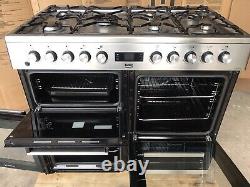 Cuisinière Beko KFVF100cm en acier inoxydable à double combustible