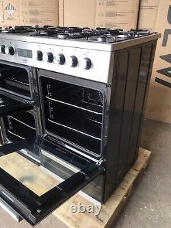 Cuisinière Beko KFVF100cm en acier inoxydable à double combustible