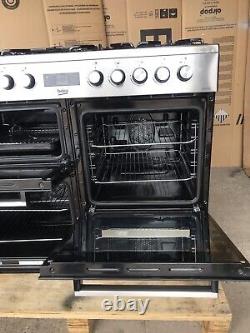 Cuisinière Beko KFVF100cm en acier inoxydable à double combustible