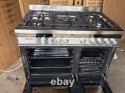 Cuisinière Fisher & Paykel 90cm D/F en acier inoxydable. Excellent état