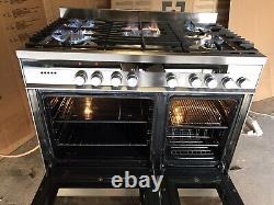 Cuisinière Fisher & Paykel 90cm D/F en acier inoxydable. Excellent état