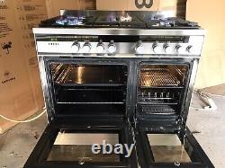Cuisinière Fisher & Paykel 90cm D/F en acier inoxydable. Excellent état