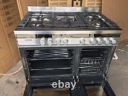 Cuisinière Fisher & Paykel 90cm D/F en acier inoxydable. Excellent état