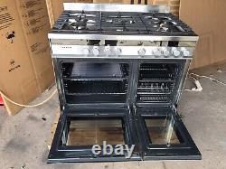 Cuisinière Fisher & Paykel 90cm D/F en acier inoxydable. Excellent état