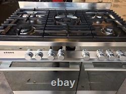 Cuisinière Fisher & Paykel 90cm D/F en acier inoxydable. Excellent état