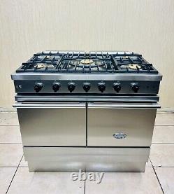 Cuisinière à double combustible en acier inoxydable et chrome Lacanche WESTAHl 100