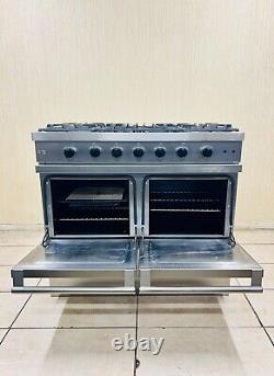 Cuisinière à double combustible en acier inoxydable et chrome Lacanche WESTAHl 100