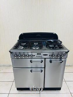 Cuisinière à gaz tout inox et chrome Rangemaster Professional90