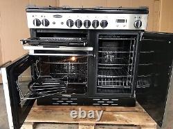 Cuisinière en acier inoxydable Rangemaster Professional Plus 100 D/F avec hotte