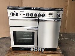 Cuisinière en acier inoxydable Rangemaster Professional Plus 100 D/F avec hotte