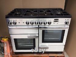 Cuisinière en acier inoxydable Rangemaster Professional Plus 110 à double carburant
