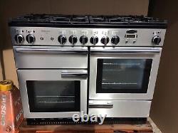 Cuisinière en acier inoxydable Rangemaster Professional Plus 110 à double carburant