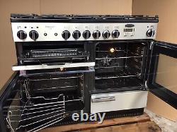 Cuisinière en acier inoxydable Rangemaster Professional Plus 110 à double carburant
